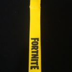 Fornite Logo Kumaş Sarı Anahtarlık