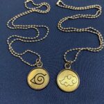 Naruto İkili El Yapımı Madalyon Kolye